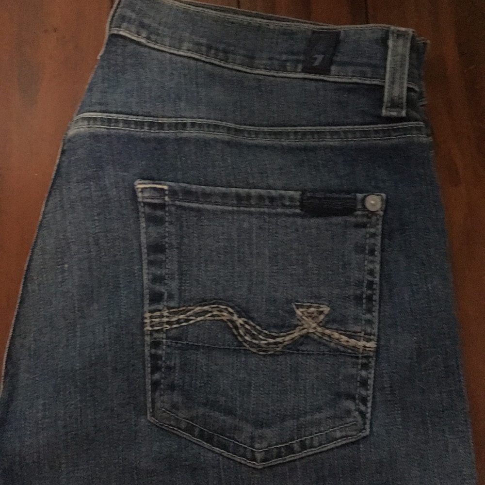 7 jeans standard cut 29x30 denim
